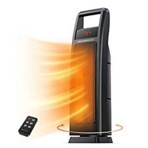 Space Heater, TaoTronics Dual PTC 1500W Portable Electric Heater Remote New